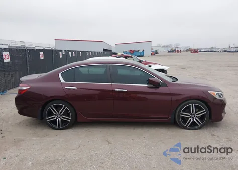 2016 Honda Accord Sport из США, поврежденный, VIN 1HGCR2F54GA240241